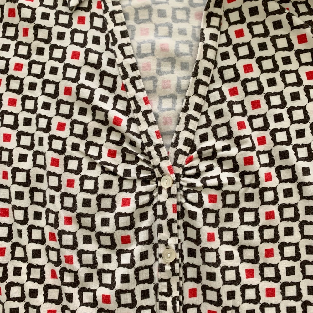 EUC ANN TAYLOR geo print top ❤️ - Picture 5 of 8
